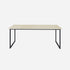 Marmeren eettafel beige