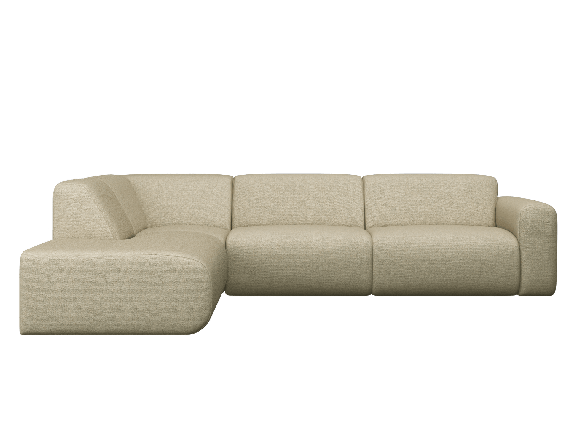 NOLLIE Sofa - Monza 00 Ivory - Corner Sofa left
