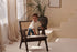 rotan loungestoel met bekleding