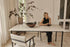 crema altea rechthoekige marmeren tafel