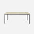 Marmeren eettafel beige 4-poot