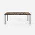 Marmeren eettafel bruin 4-poot
