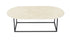 Marmeren salontafel ovaal beige