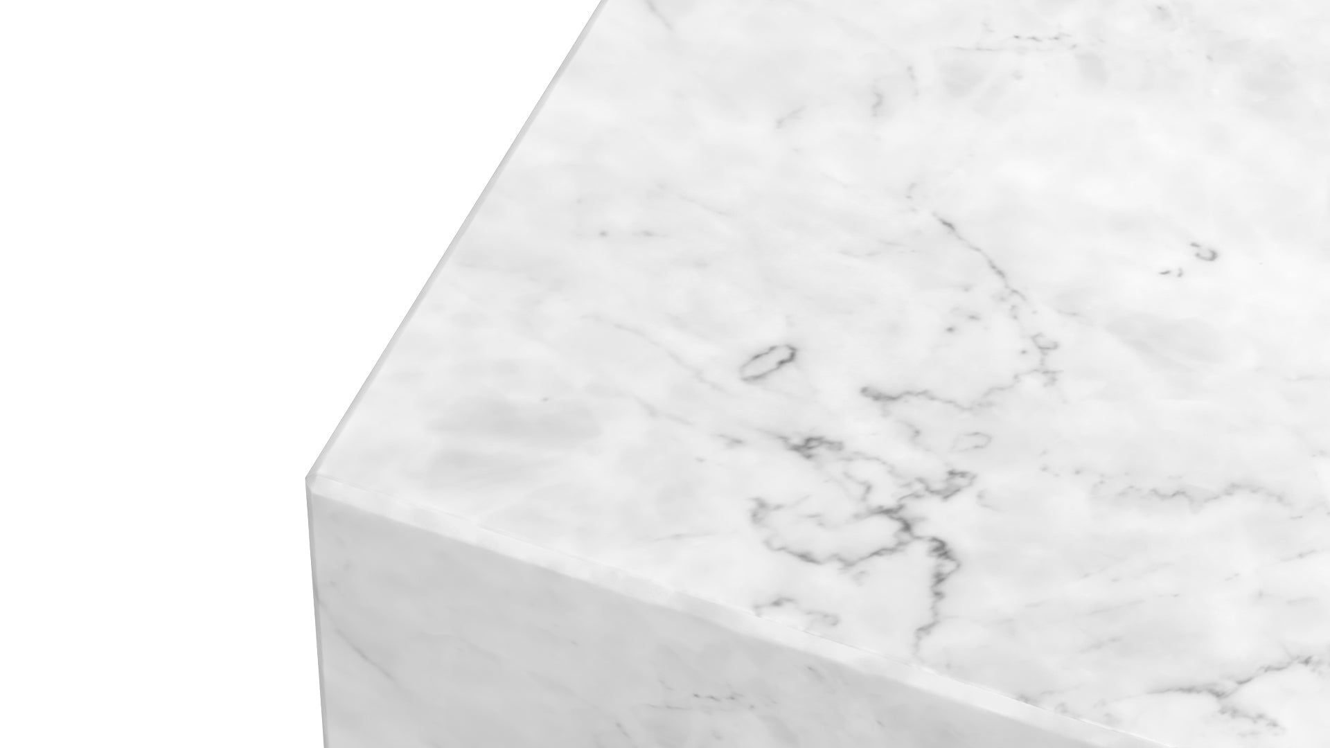 Salontafel Marmerblok Carrara White wit
