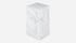 Salontafel Marmerblok 30x30x51 - Carrara White wit