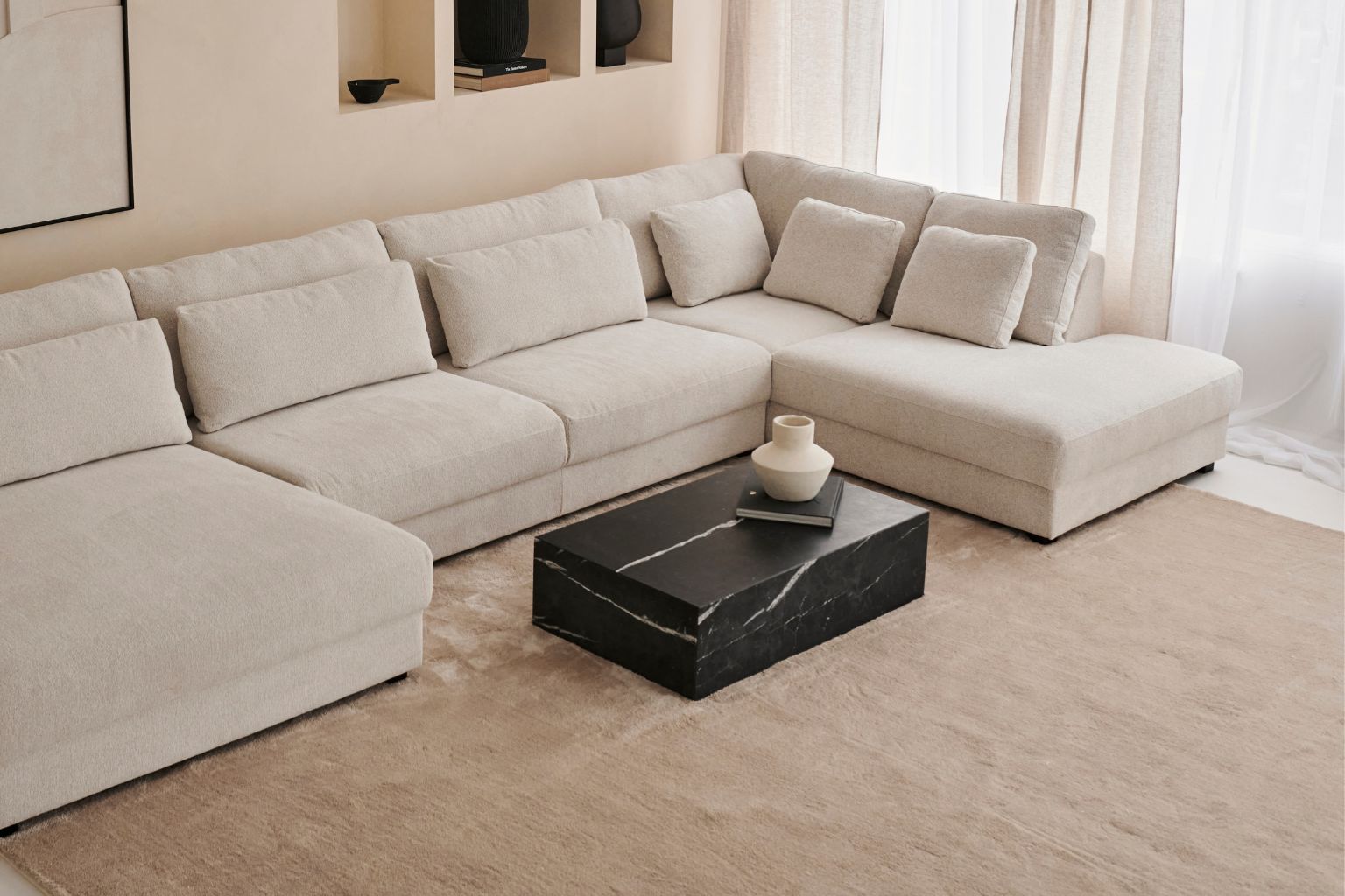 Rug rectangular - MONO - Off-white