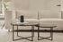 marmeren salontafel set rond