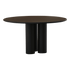 franky ronde eettafel zwart eiken