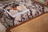 marmeren salontafel calacatta viola detail