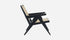 pierre jeanneret rotan loungestoel bruin