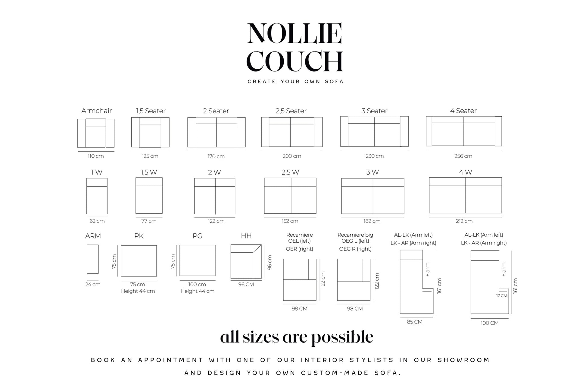 NOLLIE Sofa - Teddy 09 Chocolate - Corner Sofa left
