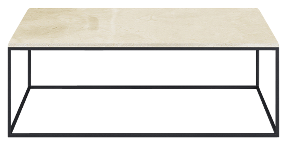 Rectangular Marble Coffee Table – Crema Marfil beige