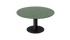 Marmeren eettafel rond - India Green groen (Bistrotafel / middenpoot)