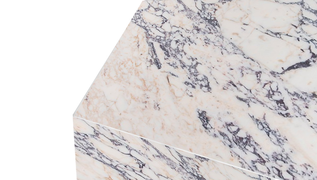 Marble Block Coffee Table – Amarante