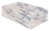 Glossy marble block coffee table in Amarante color, measuring 100x60x27 cm, by My Store, with smooth, polished surface.