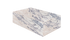 Glossy marble block coffee table in Amarante finish, rectangular with dimensions 100x60x27 cm, by My Store.