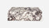 Matte Calacatta Viola marble block coffee table, rectangular shape, 100x60x27 cm, with natural veining and polished finish.