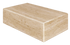 Travertine block coffee table with natural stone surface, 100x60x27 cm, from My Store, showcasing a modern, sturdy design.
