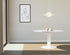 KIYO round dining table by My Store with Bianco Carrara white marble top and white center-leg, modern and elegant design.