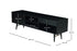 KINO TV Cabinet in black oak finish, 117x40x50cm, featuring sleek modern design with storage compartments.