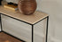 Crema Marfil beige marble console table with glossy finish, 120 x 40 cm, designed by My Store.
