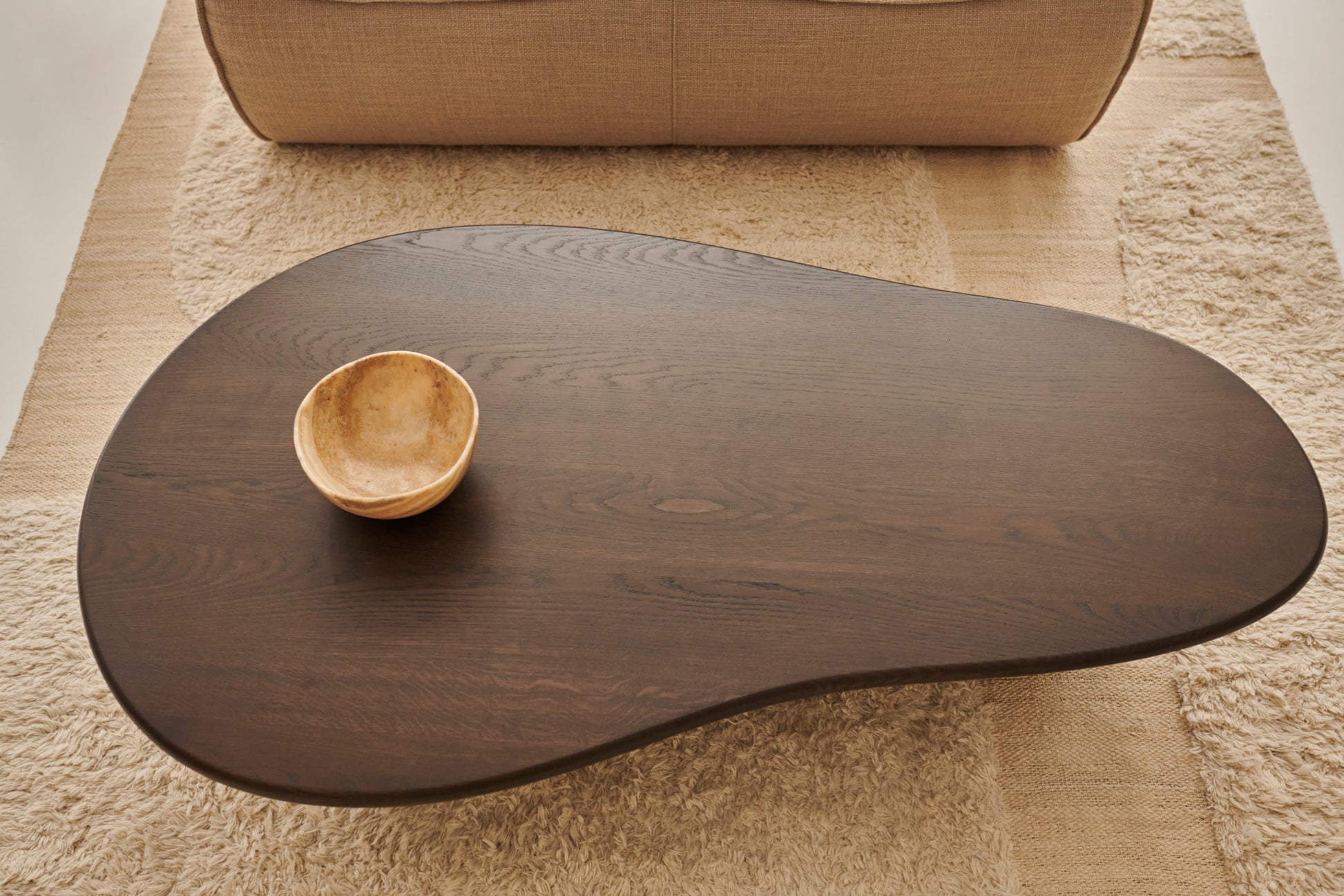 Ash white FORM coffee table from My Store, rectangular with sleek modern design and wooden finish, measuring 120x66 cm.