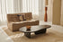 Ash white FORM coffee table by My Store featuring a sleek, modern design with a smooth surface and sturdy wooden legs.