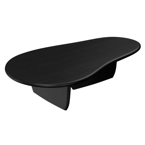 Charcoal FORM coffee table by My Store with a sleek rectangular design and modern style, measuring 120x66 cm.