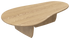 Natural wood FORM coffee table by My Store with a rectangular shape and sleek design, measuring 120x66 cm.