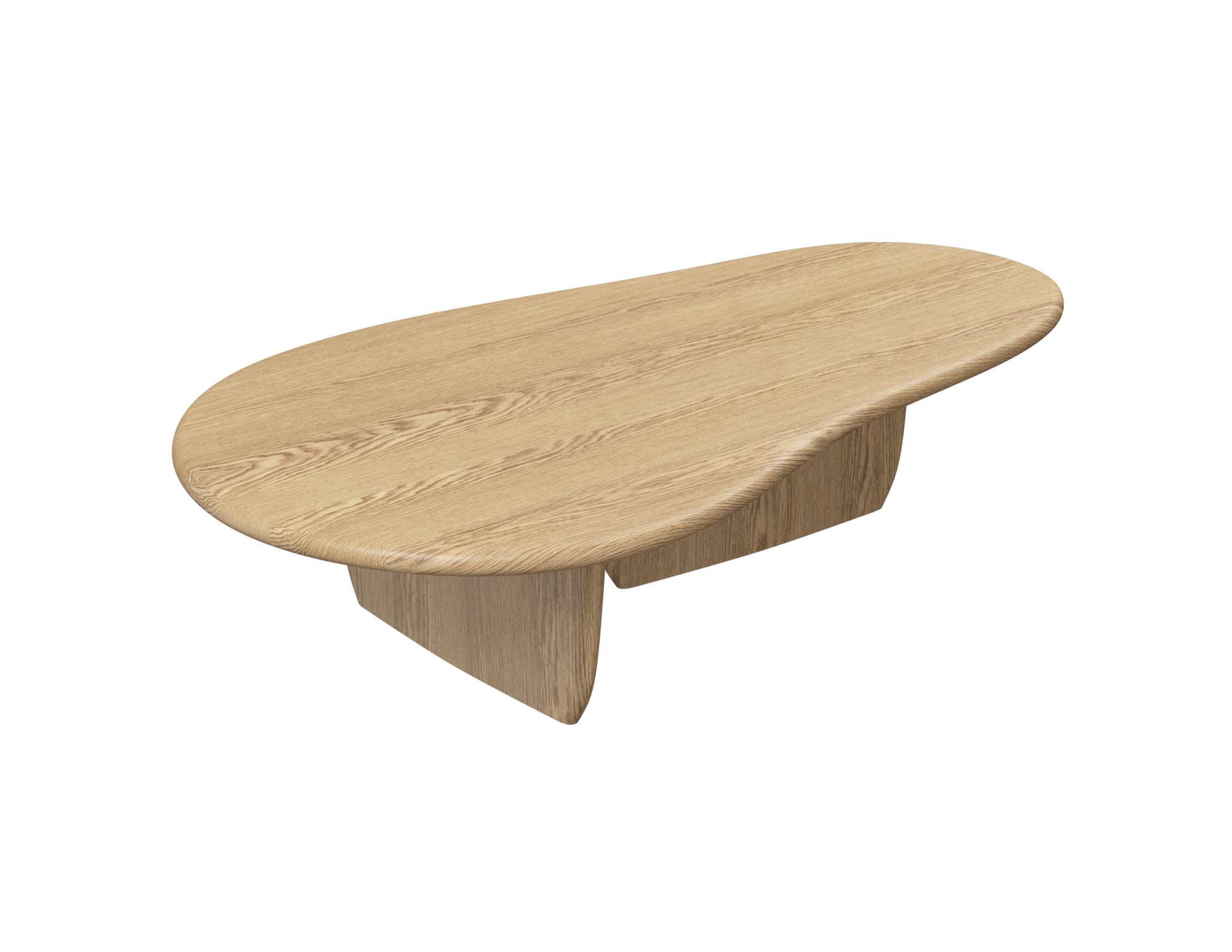 Natural wood FORM coffee table by My Store with a sleek rectangular design and smooth finish.