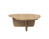 Natural FORM coffee table from My Store with a rectangular wood surface and sturdy legs, ideal for living room decor.