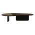 Nero Marquina FORM coffee table by My Store with a sleek black marble top and modern design, measuring 120x66 cm.