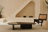 Form coffee table in Nero Marquina marble with sleek black finish, rectangular shape, and modern design.
