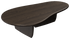 Smoked FORM coffee table by My Store with rectangular glass top and sleek black metal frame.