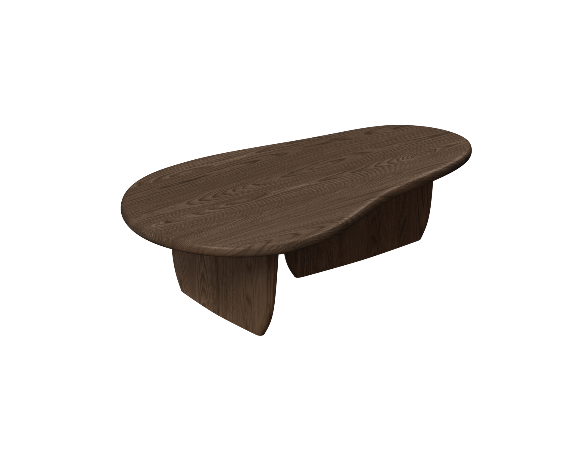 Walnut FORM coffee table by My Store with a sleek rectangular design and modern wood finish.