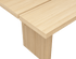 Kanji rectangular dining table in natural oak with a 160cm length and 80cm width, modern design from My Store.