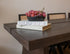 Rectangular KANJI dining table in natural oak with a 160cm length and 4cm thickness, featuring a modern wooden design.