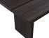 Rectangular dining table with smoked oak finish, 160 cm length and 80 cm width, from the KANJI collection.
