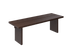 Walnut KANJI rectangular dining table with a 160cm length and 4cm thickness, showcasing a modern design for contemporary dining spaces.