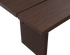 Walnut KANJI rectangular dining table measuring 160 cm by 4 cm, featuring a sleek wooden surface and modern design.