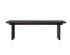 Walnut KANJI rectangular dining table by My Store, 160 cm long with a 4 cm thick tabletop, showcasing smooth wood grain and modern design.