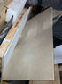 Rectangular marble dining table with beige Crema Marfil surface and wooden frame, 180x90 cm, glossy finish, good condition.