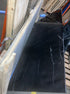 Rectangular Nero Marquina black marble dining table with matte finish and U-frame design, 180x80 cm, from My Store.