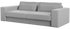 Silver Capucine Minato Sofa by My Store, 2-5 seat modern fabric sofa with plush cushioning and sleek design.