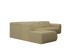 Beige NOLLIE Monza 06 corner sofa by My Store, left-facing 2-seater sectional with plush cushions and modern design.