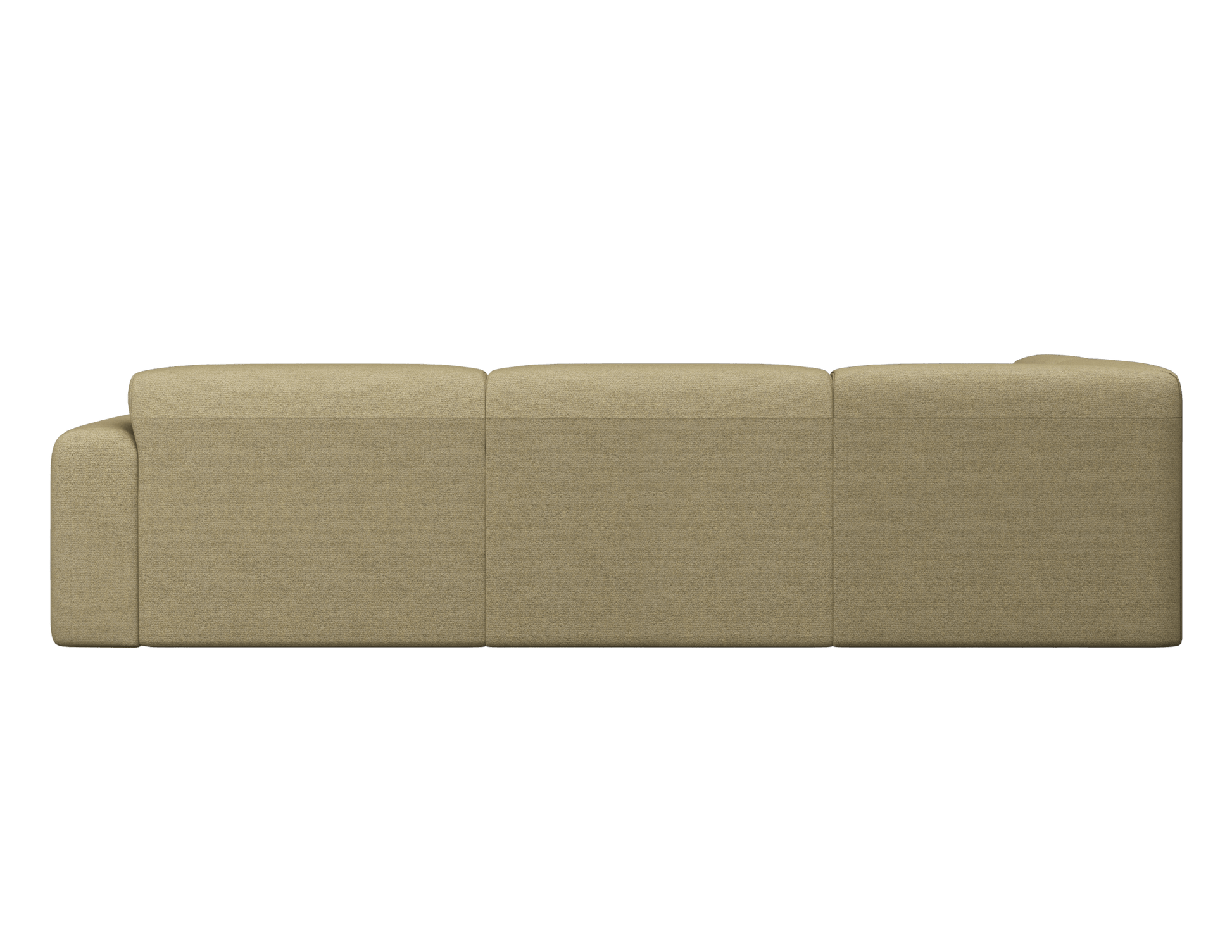 Beige NOLLIE Monza 06 corner sofa from My Store, left-facing 2-seater sectional with plush cushions and modern design.