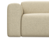 Ivory NOLLIE Monza 00 corner sofa by My Store, right-facing 2-seater sectional with plush upholstery and modern design.