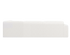 Ivory NOLLIE Teddy 98 corner sofa by My Store, right-facing 2-seater sectional with plush fabric and modern design.