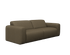 NOLLIE Monza 97 Clay two-seater sofa with plush fabric upholstery and modern design in a cozy living room setting