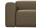 NOLLIE Monza 97 Clay two-seater sofa from My Store with plush fabric and modern design, shown in a cozy living room setting.